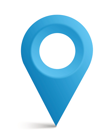 Map symbol, map pointer, vector icon