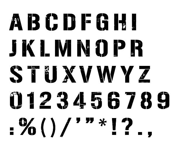 carimbada alfabeto - rubber stamp typescript alphabet letterpress - fotografias e filmes do acervo