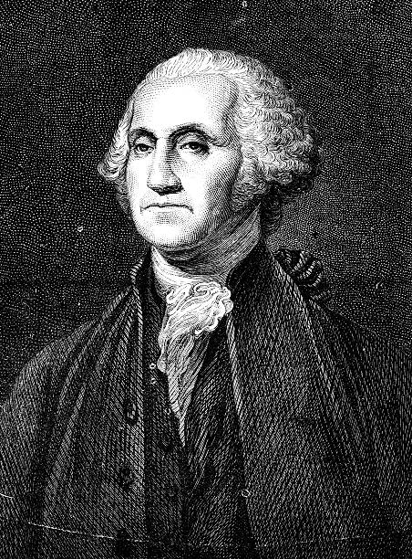 istock Antique illustration of George Washington 536053051