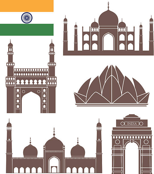 illustrazioni stock, clip art, cartoni animati e icone di tendenza di l'india - hyderabad