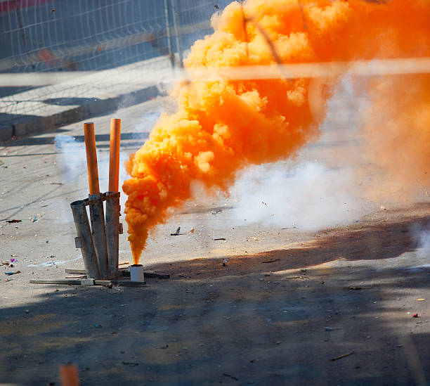 istock Fireworks in valencia during Fallas popular fest 536053731