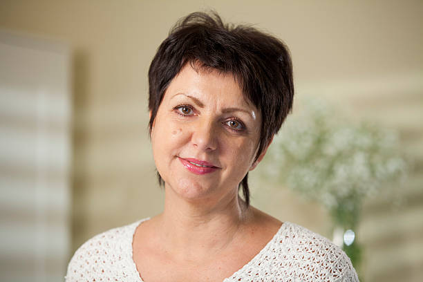 istock Mature woman smiling 536053915