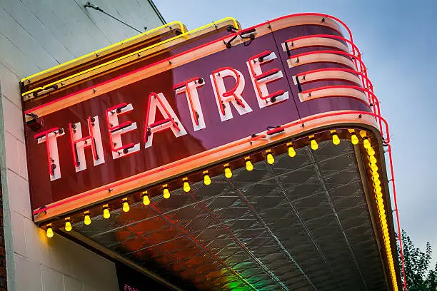 Photo of Vintage Theatre Sign