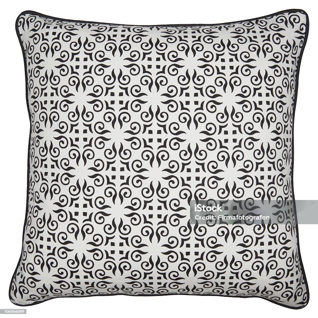 Cushion in Old Fashion Style Isolated Cushion isolated on white background 2015 Stock Photo