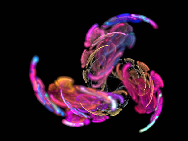 istock Digital Fractal on Black 536056239