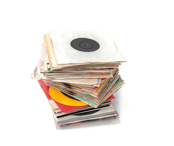 istock Vntage  retro vinyl records. 536056365