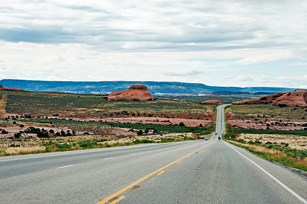 istock Highway from Moab to Montecello in Utah 536058625