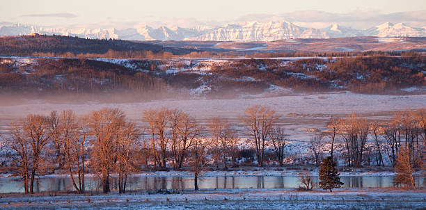 istock Bow River and Rocky Mountains in Winter 536059031