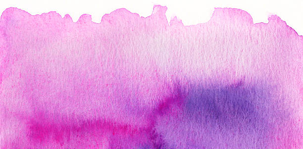 istock Pink purple watercolor background 536059187