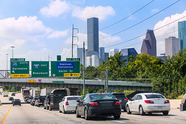 istock Houston Fwy traffic 10 Interstate in Texas US 536077353