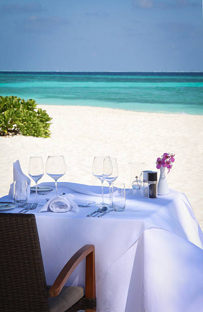 istock Luxury Beach Restaurant by the Ocean 536079045