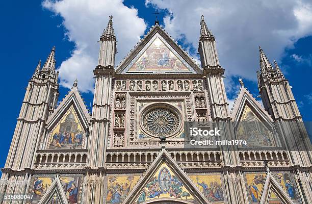 Cathedral Of Orvieto Umbria Italy Stock Photo - Download Image Now - 2015, Architecture, Bas Relief