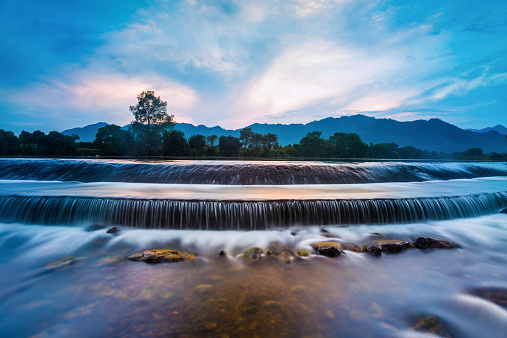 Yi River at Dawn,Guilin,China