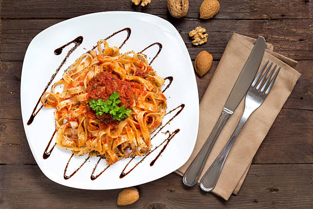 Tagliatelle with bolognese sauce