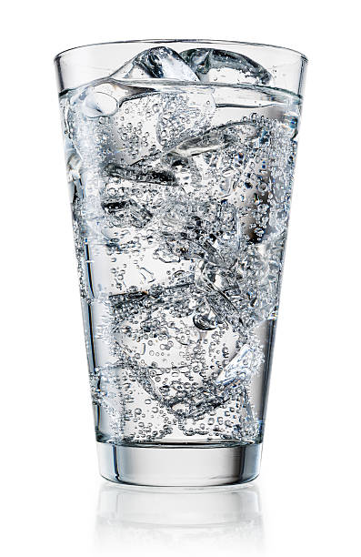 istock Glass of water with ice. With clipping path 536082197