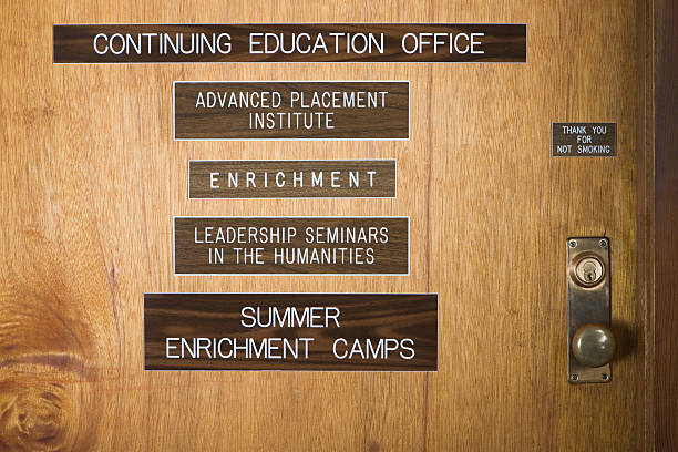 istock Door with numerous signs 536082799