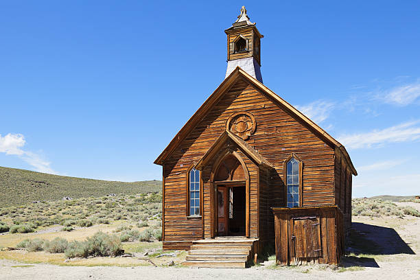 istock Abandoned Church - Bodie 536083513