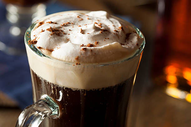 istock Homemade Irish Coffee with Whiskey 536088049