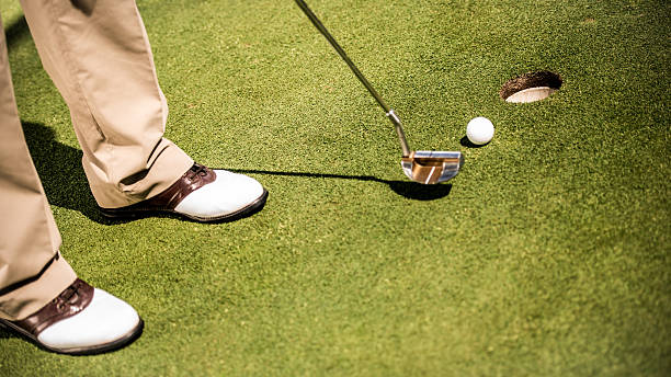 istock Close-up of Golfer Putting 536089661