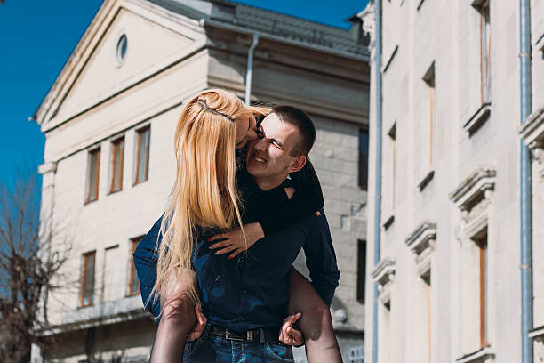 istock beautiful couple on the street 536090784