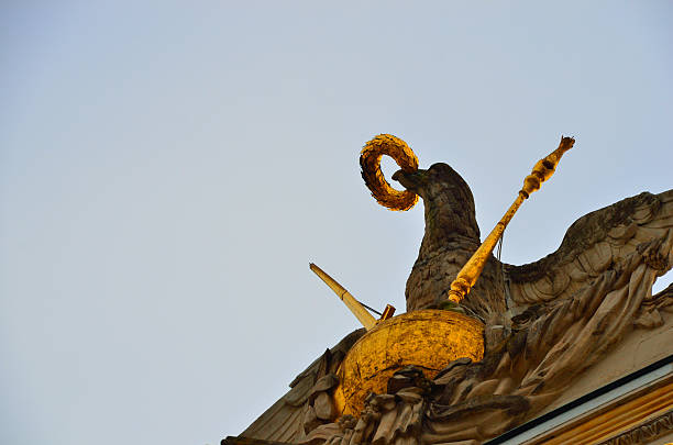 istock landmarks of castle with eagle of gold 536091539