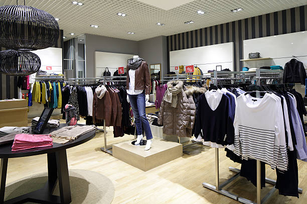 istock brand new interior of cloth store 536092799