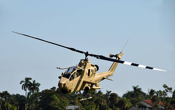 istock Old helicopter above the ground 536094431