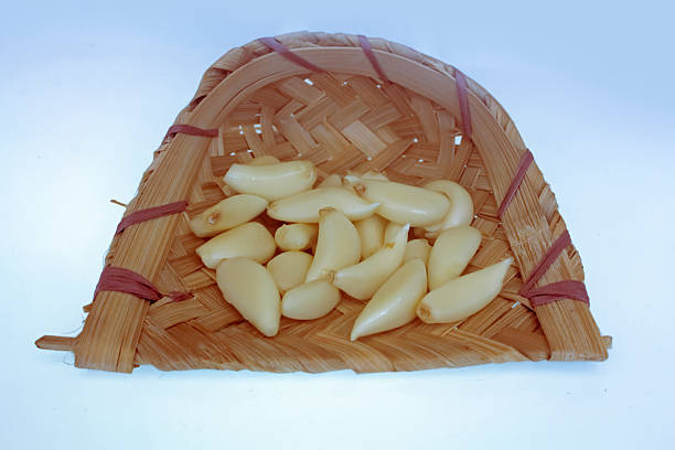 Garlic Cloves in Winnowing Fan