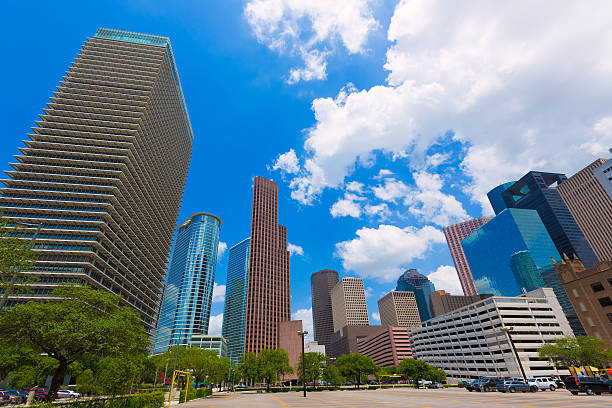 istock Houston skyline cityscape in Texas US 536110469