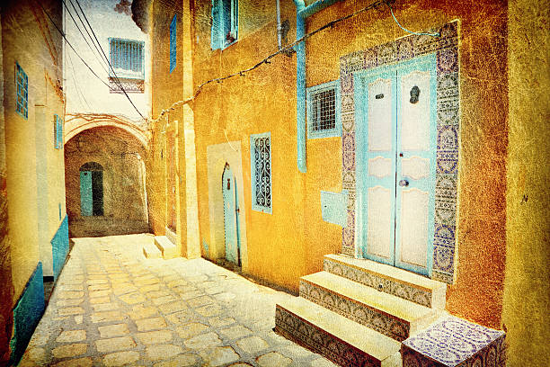 Arabian street A narrow street in Sousse, Tunisia sousse tunisia stock pictures, royalty-free photos & images