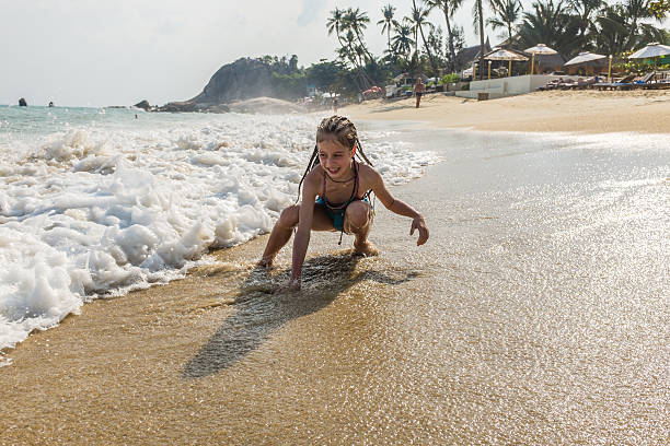 summer beach stock photo