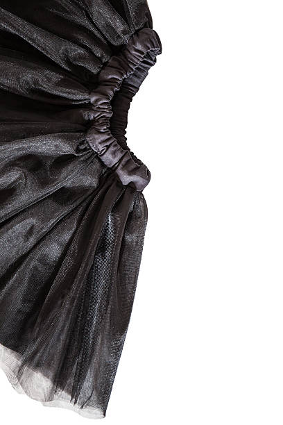 istock Part of black tutu skirt isolated 536112917