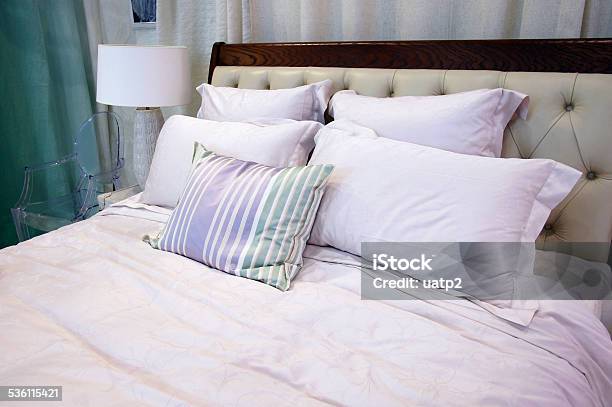 Bedroom Stock Photo - Download Image Now - 2015, Bed - Furniture, Bedding