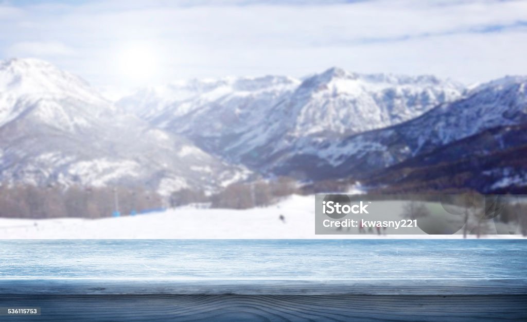 Mesa de vacío - Foto de stock de Nieve libre de derechos