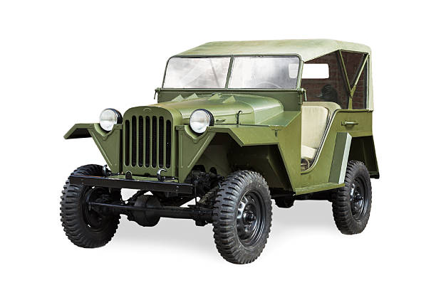 istock Soviet Road vehicle GAZ-67B during the Second World War 536134597