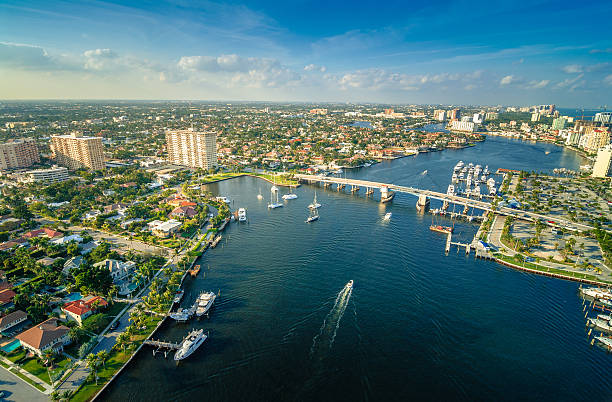 Fort Lauderdale Intracoastal stock photo