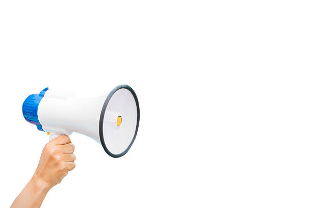 istock Businessman holding a megaphone 536137155
