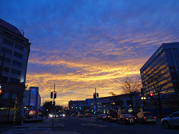Western Avenue Sonnenuntergang – Foto