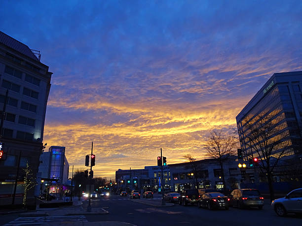 Western Avenue coucher du soleil - Photo