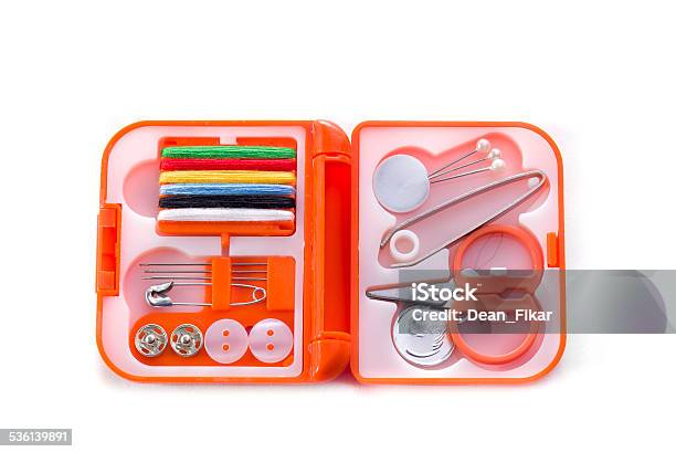 Pocketsized Sewing Kit Stock Photo - Download Image Now - Red