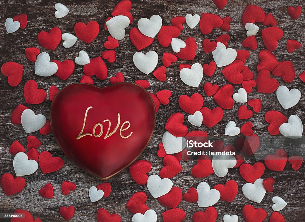 Valentines day background with heart 2015 Stock Photo