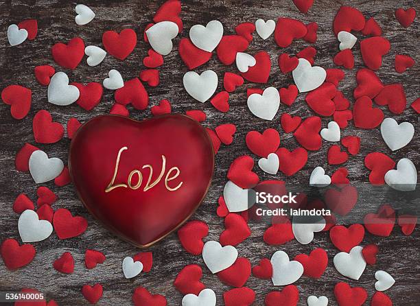 Valentines Day Background With Heart Stock Photo - Download Image Now - 2015, Abstract, Backgrounds