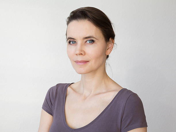 istock Woman with attractive smile looking into camera 536140347