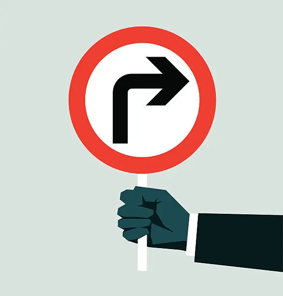 Vector illustration of Road Sign