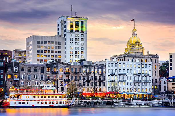 istock Savannah, Georgia Skyline 536141505