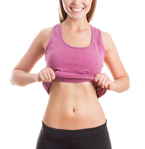istock Woman shows her belly 536141565