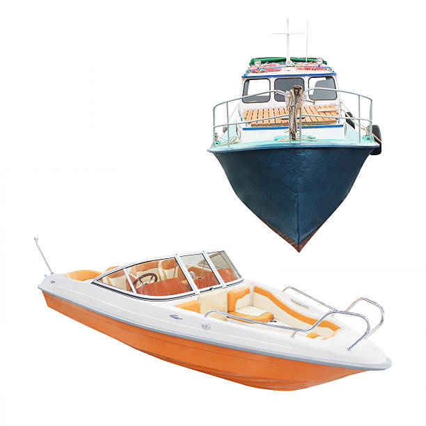 istock the image of a motor boat 536169525