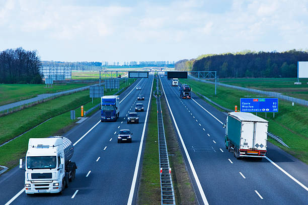 istock Polish A4 motorway near Gliwice 536169609