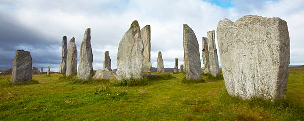 istock Prehistoric site with menhirs in Scotland. Callanish. Lewis isle 536169987