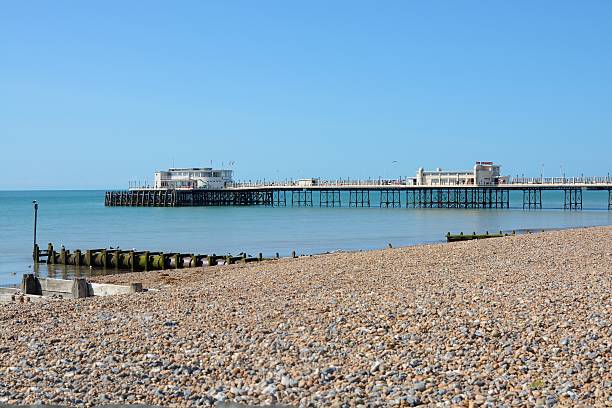 istock Worthing beach and pier. England 536172155